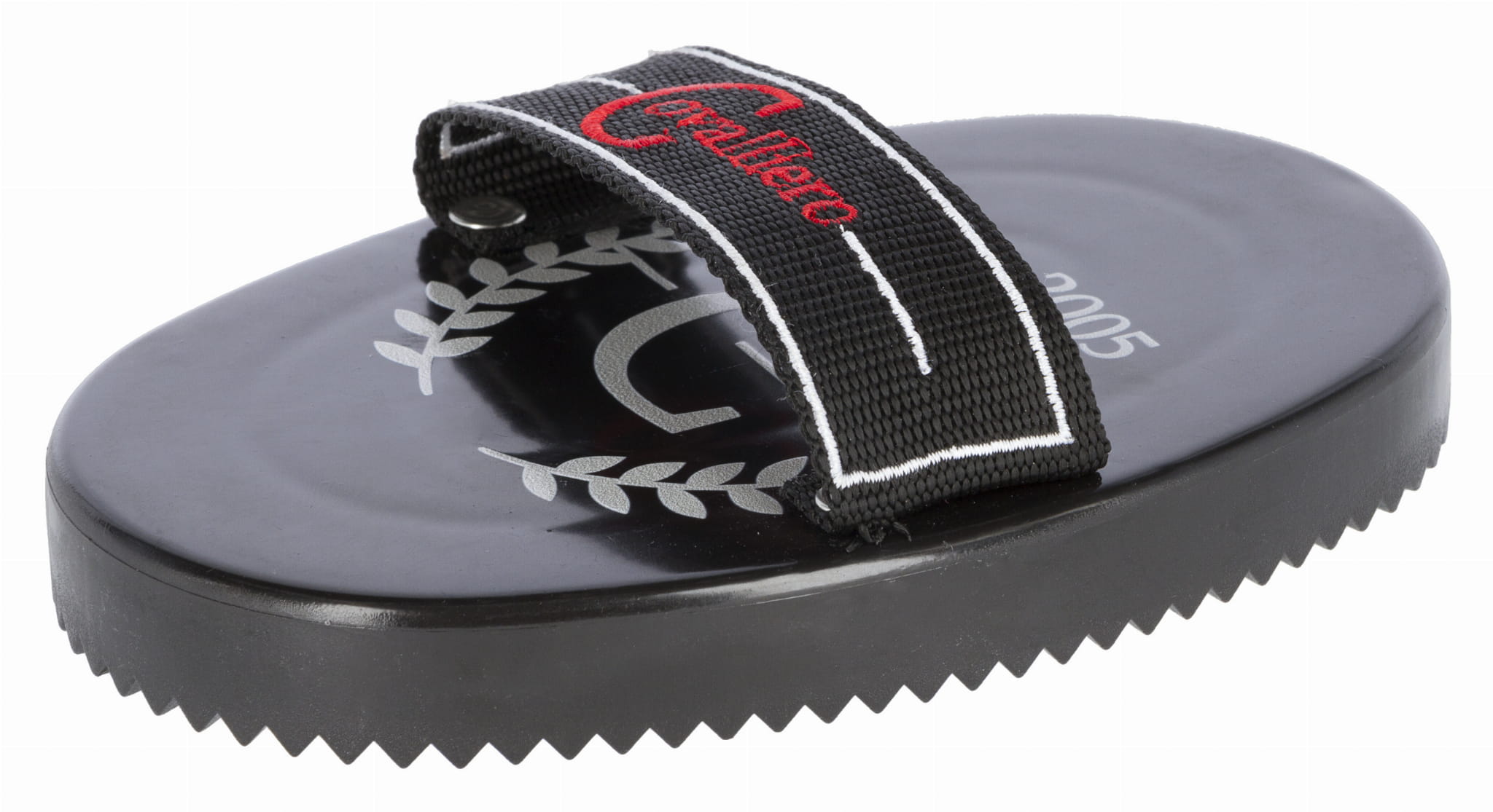 Zgrzebło dla konia z logo ze szlufką 16 cm Covalliero - Cavalo